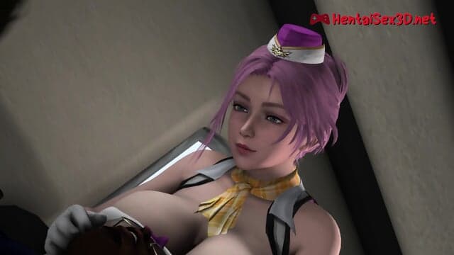XXX Flight Check â BBC HARDCORE â 3D HENTAI Threesome