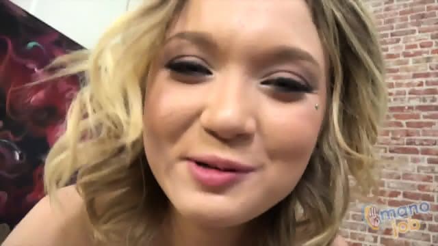 Petite Kota Sky Jerking Off a Cock