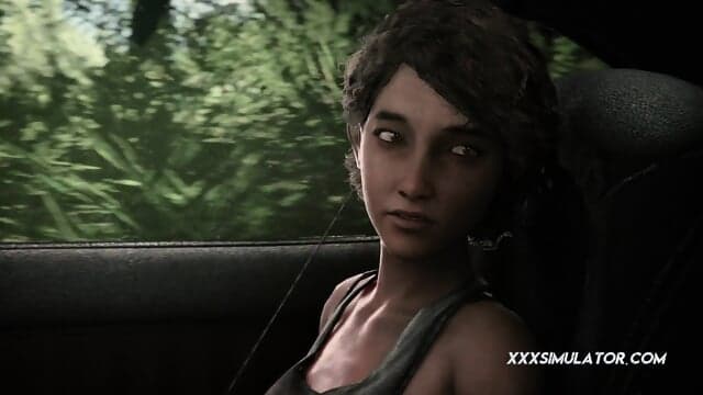 Small Boobs Skinny Girl Rougly Fucked in Car â FHD 3D Animation