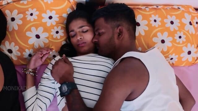 cheating wife indian porn star sanjana fuck with and eat scum when her husband was sleeping