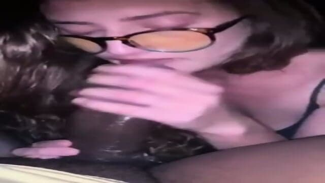 Nerdy PAWG College Teen Sucks BBC Vertical POV