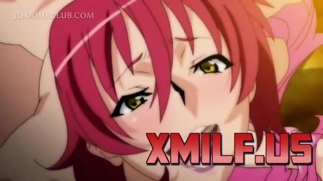Naked pregnant anime girl ass fisted hardcore in 3some by