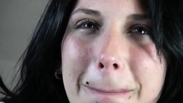 Her first time on camera fucking