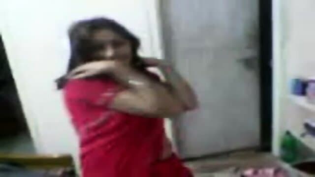 Red Saree College Girl has sex with Boy Friend