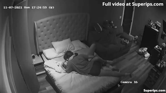 IPCAM â European young couple in love fucks