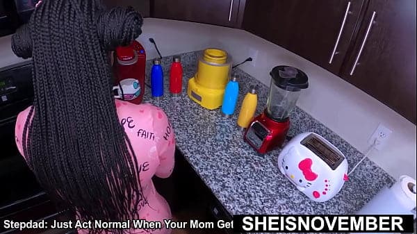 I Can Barely Fit Long Huge Dick Into Stepdaughter Hot Wet Pussy, Much Tighter Then Older Stepmother, Fuck Hardcore Doggystyle Closeup, Sexy Ebony Girl Sheisnovember Big Ass Spank Fetish, Saggy Boobs, Areola Bouncing By Msnovember