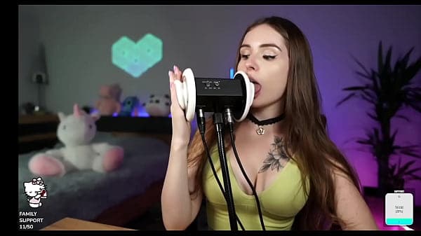 Asmr hear licking