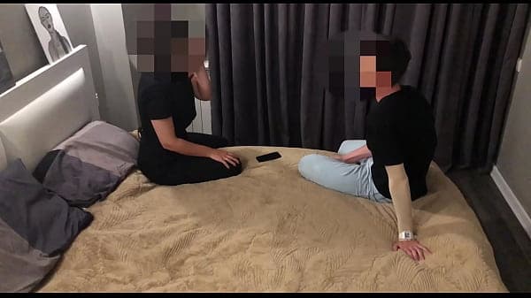 Spy camera filmed when a girl cheated on her husband at a work corporate with her colleague