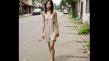 Chapter 1. Homeless skinny Thai teen fucks for a place to sleep. AI-generated