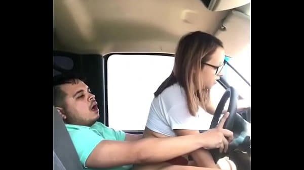 Fucking while driving Hardcore