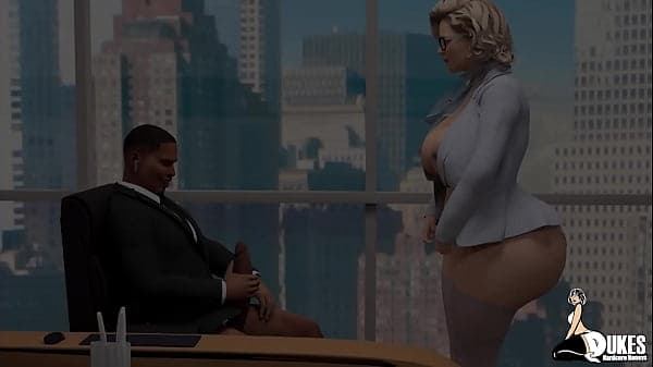 MILF lets her BBC boss drill her pussy to remain his employee