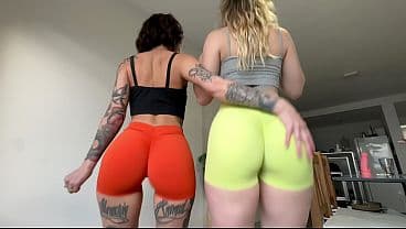 BROKEN ASS, HAPPY GIRL: Blaze Rager's asshole gets drilled by huge dicks!