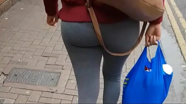 Candid Street Booty Jiggle Slo Mo