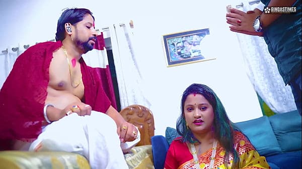 Tharki Dhogi Baba fucked Bhabhiji on the pretext of giving Birth and Creampied ( Hindi Audio )