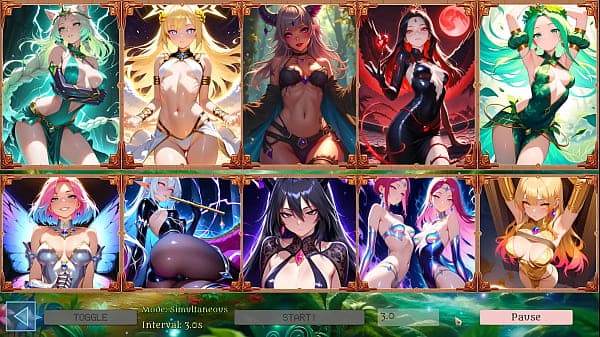 A Seductive Gallery of AI-Generated Fantasy Goddesses