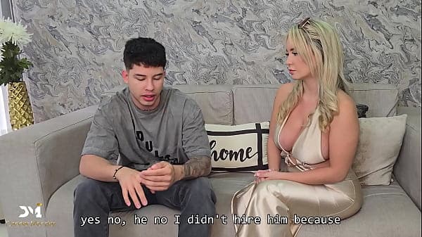 Sexy Lawyer collects her fees with good sex with an ex-convict with a huge cock - Danner Mendez & Tatiana Alvarez