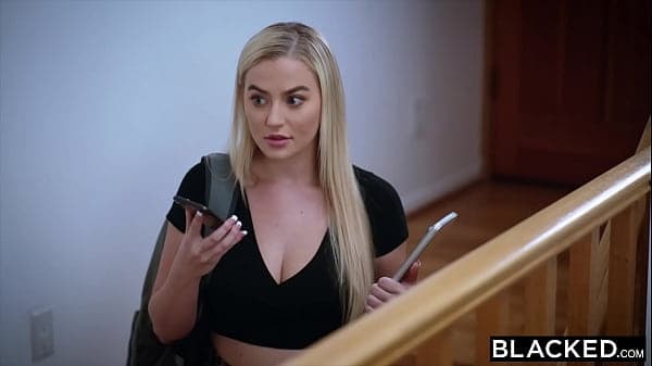 BLACKED Blonde coed cant resist BBC