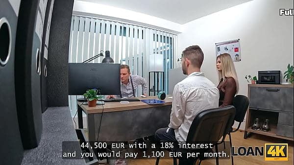 LOAN4K. Couple came to get a loan and wife decided to fuck with a manager. Hot sex with Baby Coco & Stanley Johnson