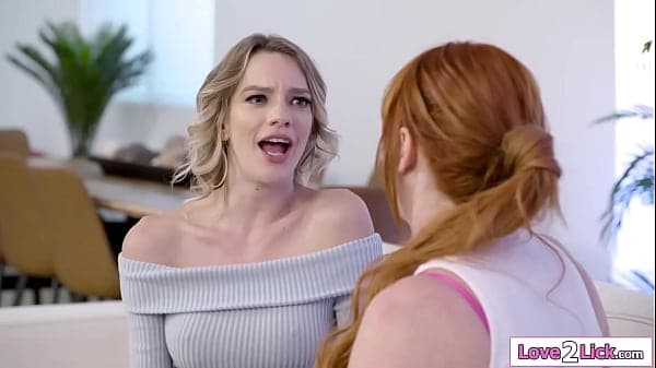 Lesbian bffs Lauren Phillips and Kenna James accidently switched the remotes of their sextoys.They can laugh about it and decide to lick pussy