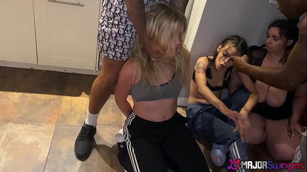 6 Person Group Orgy With BBC Rome Major & Friends