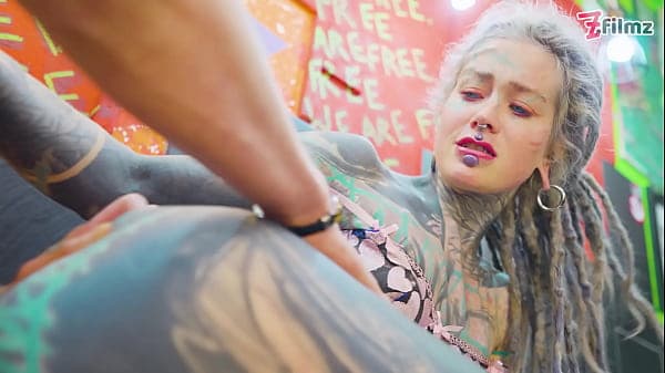 Tattoo Artist Turned Anal Toy &ndash; Pornstar Fucked by Her Own Customer