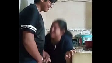 Alone with my maid, my wife almost caught us