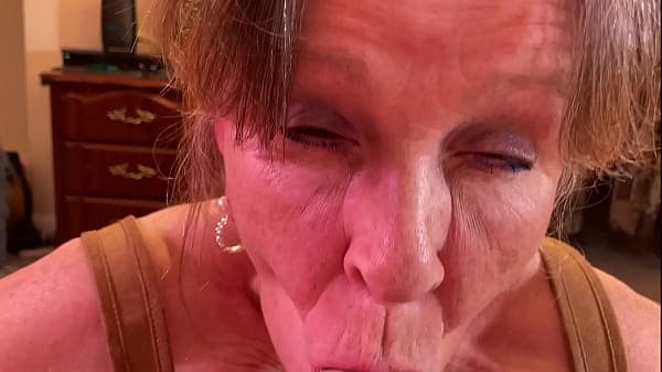 POV of a mature blowjob 41722 mobile camera