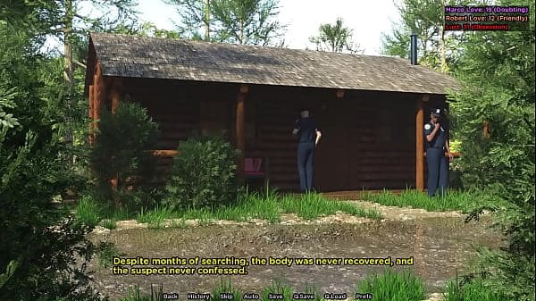 A ugly old man fooled and fucked a sexy young girl near a lake gameplay
