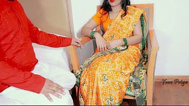 Hot and horny and unsatisfied wife with small dick husband with Hindi audio