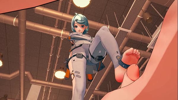 Koikatsu! - ZZZ - Footjob Seed in Gym