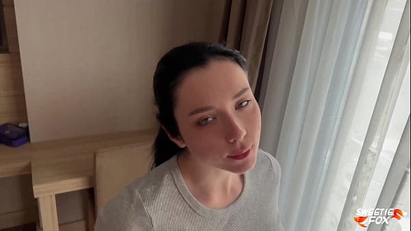 Got Gorgeous Brunette Deepthroat and Hard Fucking with Oral Creampie