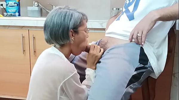 I love swallowing my stepson's cum.
