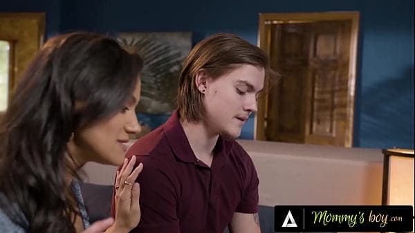 Sexy MILF Joins A Threesome With Her Stepson And His GF