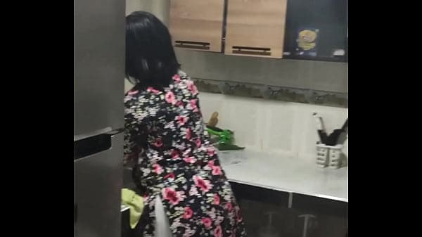 My stepnephew asks me for the favor of washing the dishes but I end up fucking him I hope my husband doesn't find out