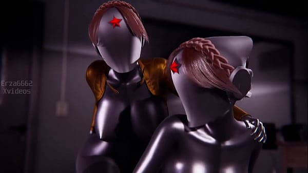 Hentai l Twins Atomic Heart l Big boobs l Big Dick