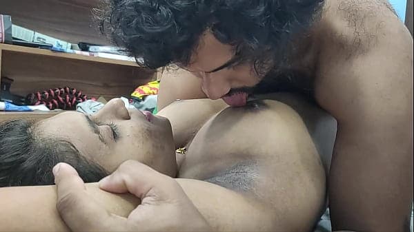 Wild Desi Couple In Bedroom Lick Ass, Kiss Deep And Suck Boobs Like Animals