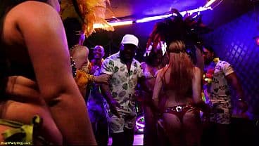 nymphomaniac bubble butt brazilian samba dancer squirting and get rough tight anus stretchedd at our caranaval groupsex party orgy