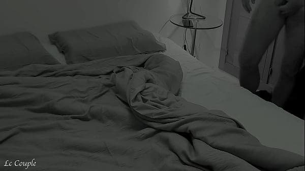 Husband was waiting wife back from the night club and when she arrived back horny, fucked her and spread cum on her tits