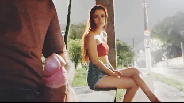 I took a chance and masturbated next to a beautiful redhead at the bus stop.