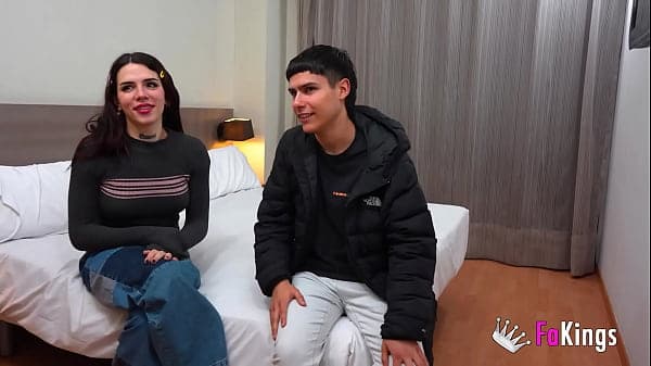 Ladyboy Jessica Kate, the most desired transsexual in Spain, fucks a young and inexperienced guy - FAKings