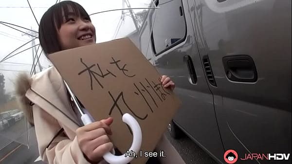 Busty Japanese Teen Mikoto Mochida is sucking a stranger's dick