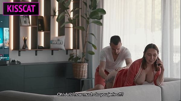 Stepmom Seduces Stepson While Husband&rsquo;s Away&mdash;Will Her Naughty Phone Call End in a Taboo Fuck?!