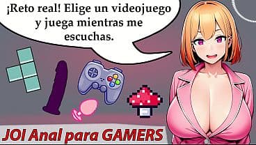 &iexcl;Ojo! Para gamers amantes del anal, no te pierdas este perverso JOI en espa&ntilde;ol.