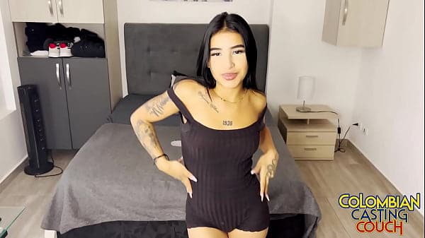 Tiny Latina Ciara Ivy's First Time &ndash; Skinny Colombian Babe Rides Raw