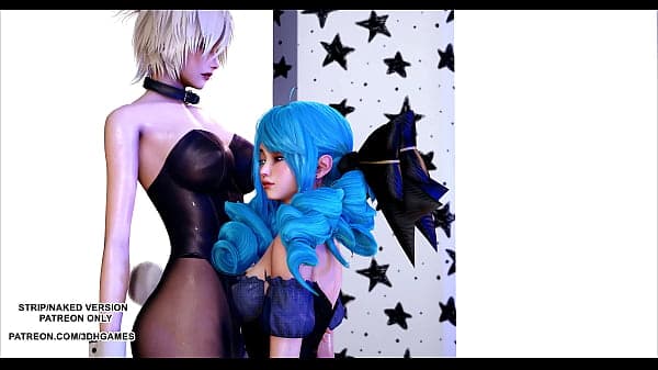 [MMD] BEAST & HYUNA - Trouble Maker Gwen Riven League of Legends Uncensored Hentai