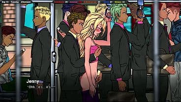 A stranger on the subway teaches her how to have a public orgasm.