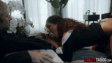 Dirty employees Liv Revamped and Chad Alva fuck at boss funeral bedroom