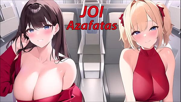 JOI hentai con las azafatas en el avi&oacute;n. En espa&ntilde;ol.
