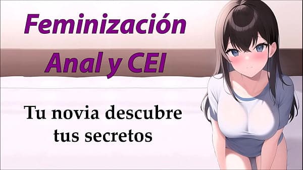 JOI con feminizaci&oacute;n, anal y CEI. Tu novia te pilla con su ropa.