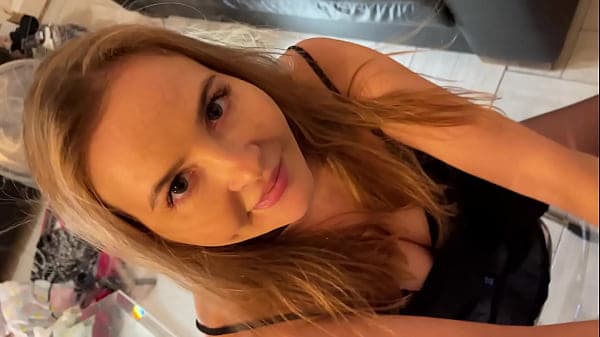 Try on Haul with all natural big boobs big ass cute girl turns out a porn casting